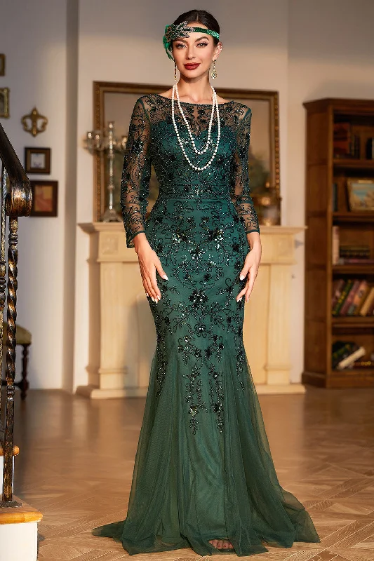 "Bohemian - style women's dresses for music festivals"1920s Flapper Dress Long Fringe Gatsby Dress Roaring 20s Sequin Beaded Dress "Bohemian - style women's dresses for music festivals"1920s Flapper Dress Long Fringe Gatsby Dress Roaring 20s Sequin Beaded Dress