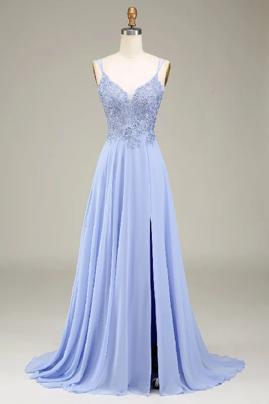 "Floral print dresses for women for a feminine look"A-Line Lavender Long Prom Dress with Appliques "Floral print dresses for women for a feminine look"A-Line Lavender Long Prom Dress with Appliques