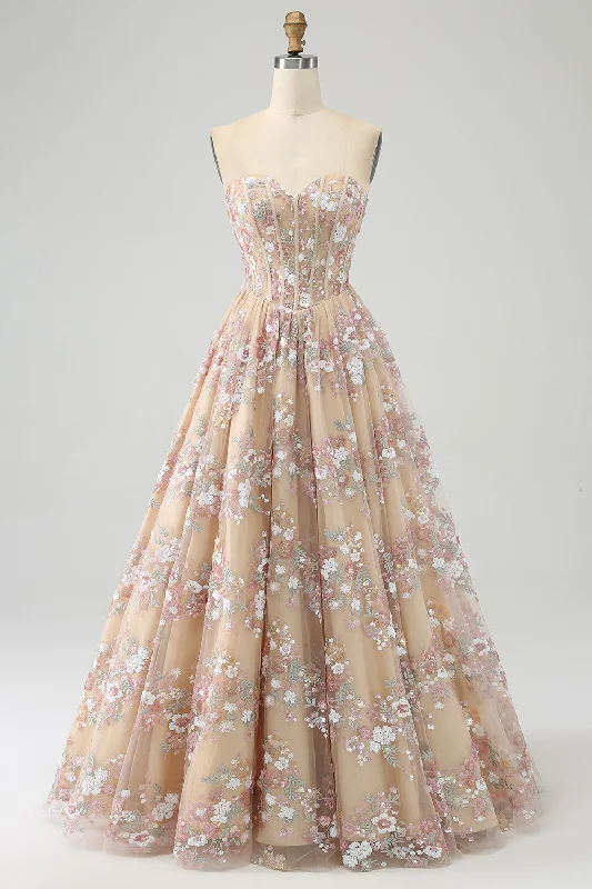 "Denim dresses for women for a casual and cool style"Luxurious A Line Sweetheart Champagne Corset Prom Dress with Appliques "Denim dresses for women for a casual and cool style"Luxurious A Line Sweetheart Champagne Corset Prom Dress with Appliques