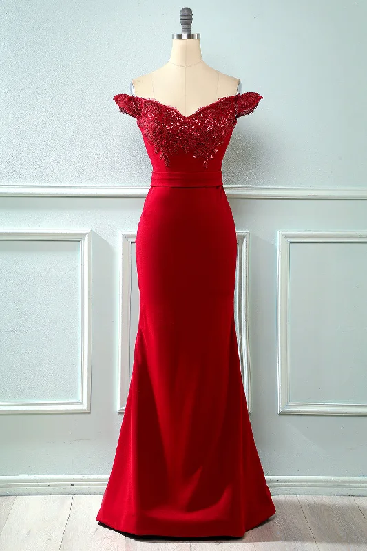 "Hurry! Limited Stock - Get Your Dream Dress with a Special Discount"Off Shoulder Sequins Mermaid Prom Dress "Hurry! Limited Stock - Get Your Dream Dress with a Special Discount"Off Shoulder Sequins Mermaid Prom Dress