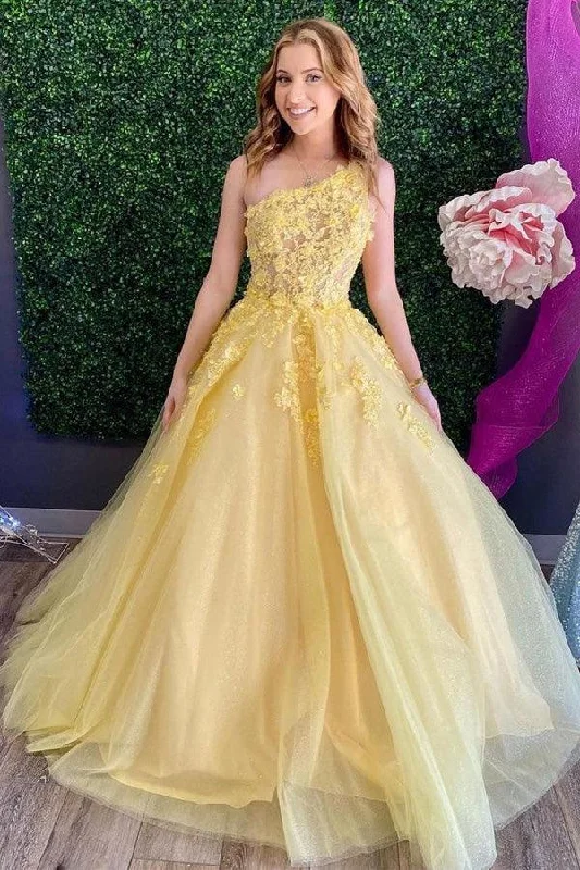 "Buy One, Get One 50% Off on Women's Dresses - Don't Miss Out!"A-line One Shoulder Tulle Sleeveless Prom Dress Lace Evening Dress PSK292 "Buy One, Get One 50% Off on Women's Dresses - Don't Miss Out!"A-line One Shoulder Tulle Sleeveless Prom Dress Lace Evening Dress PSK292