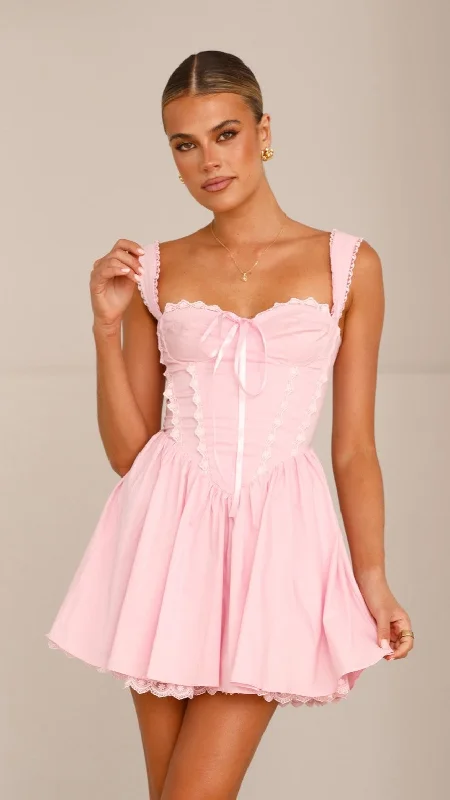 "Maxi dresses for women to wear in the fall"Avery Mini Dress - Pink