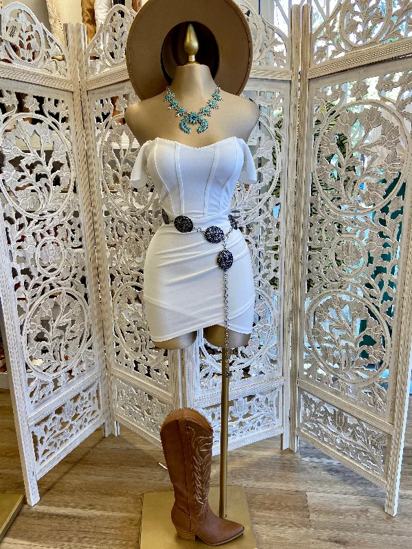 "Elegant wedding guest dresses for women under $100"Corset White Mini Dress- Stretchy "Elegant wedding guest dresses for women under $100"Corset White Mini Dress- Stretchy