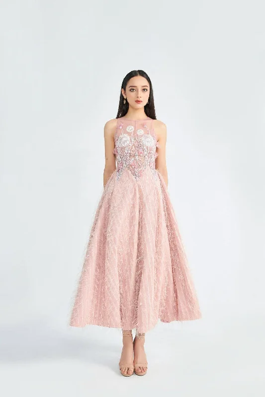 "Shirt dresses for women for a smart - casual style"Edna Fit and Flare Sleeveless Woven Midi Dress "Shirt dresses for women for a smart - casual style"Edna Fit and Flare Sleeveless Woven Midi Dress