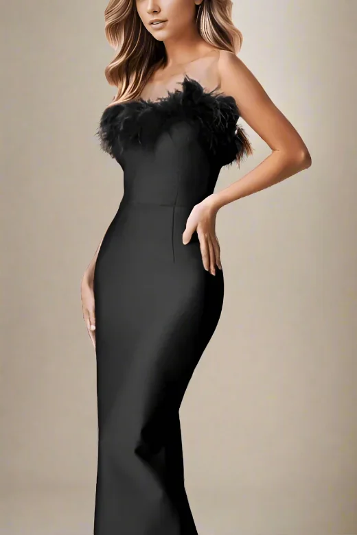 "Work - appropriate dresses for professional women"Erin Bodycon Maxi Dress - Classic Black "Work - appropriate dresses for professional women"Erin Bodycon Maxi Dress - Classic Black