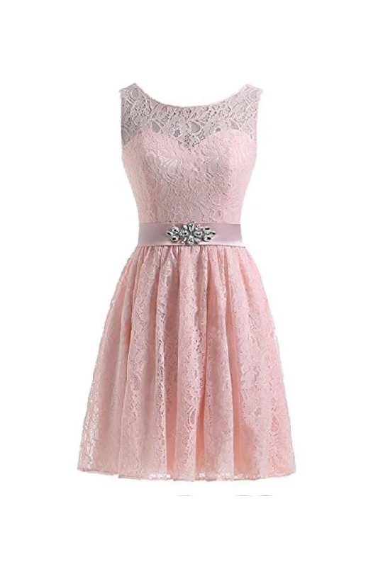 "Wrap dresses for women for an adjustable fit"Flesh Pink Lace Short Homecoming Dresses Prom Dresses PG053 "Wrap dresses for women for an adjustable fit"Flesh Pink Lace Short Homecoming Dresses Prom Dresses PG053