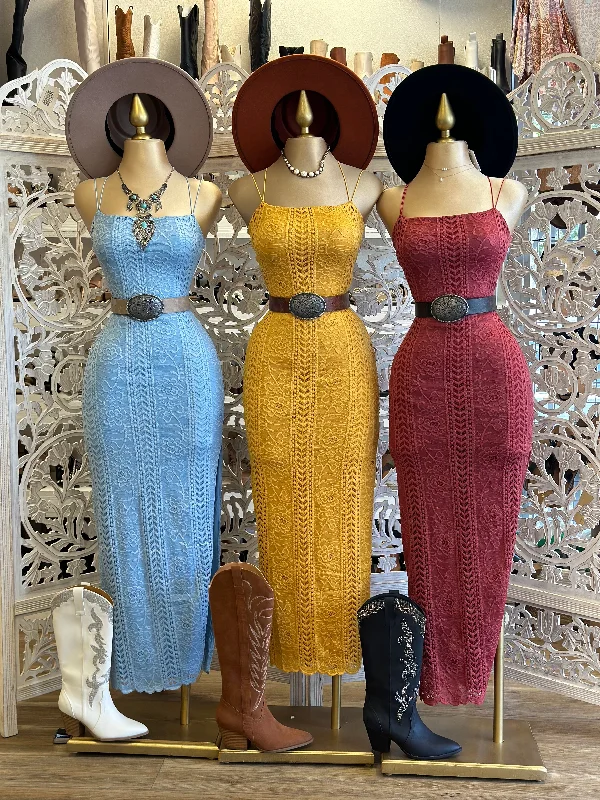 "Mother of the bride dresses for women in elegant styles"Lace Pattern Crossback Maxi Dress- stretchy "Mother of the bride dresses for women in elegant styles"Lace Pattern Crossback Maxi Dress- stretchy