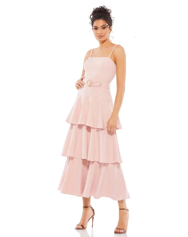 "New Arrivals Discount: 20% Off on Latest Women's Dress Collections"Mac Duggal 26629 Formal Ruffled Skirt Midi Dress