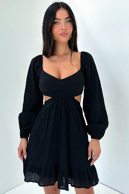 "Beach wedding dresses for women for a laid - back ceremony"Nicole Dress - Black