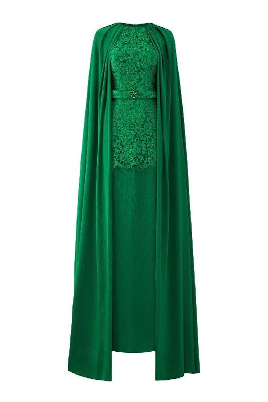 "Limited - Time Offer: Up to 50% Off on Women's Dresses!"Ruth Sheath Round Neck Silk Lace Floor Length Dress "Limited - Time Offer: Up to 50% Off on Women's Dresses!"Ruth Sheath Round Neck Silk Lace Floor Length Dress