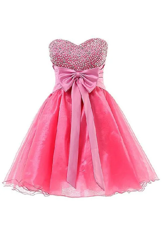 "Homecoming dresses for women to stand out"Sweetheart Organza Short Prom Dresses Homecoming Dresses PG063 "Homecoming dresses for women to stand out"Sweetheart Organza Short Prom Dresses Homecoming Dresses PG063