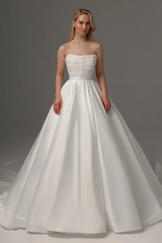 "Homecoming dresses for women to stand out"2 in 1 Wedding Dress Elu With Detachable Protea Skirt "Homecoming dresses for women to stand out"2 in 1 Wedding Dress Elu With Detachable Protea Skirt