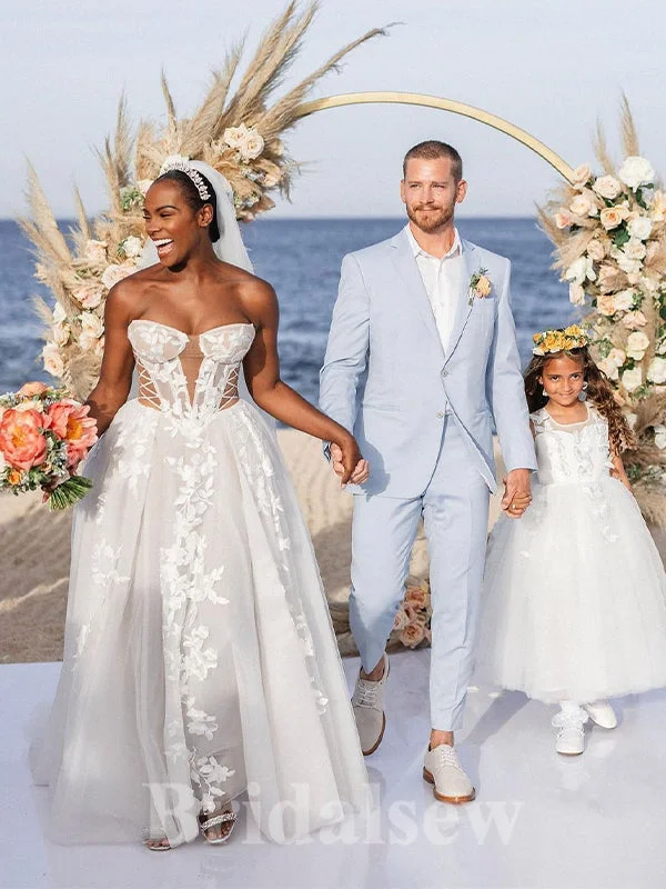 "New Arrivals Discount: 20% Off on Latest Women's Dress Collections"A-line Custom Free Strapless Classy Fairy Beach Boho Vintage Long Wedding Dresses WD336 "New Arrivals Discount: 20% Off on Latest Women's Dress Collections"A-line Custom Free Strapless Classy Fairy Beach Boho Vintage Long Wedding Dresses WD336