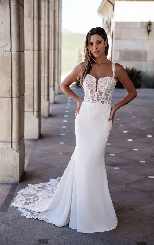 "Mermaid - style wedding dresses for women for a dramatic look"A1101
