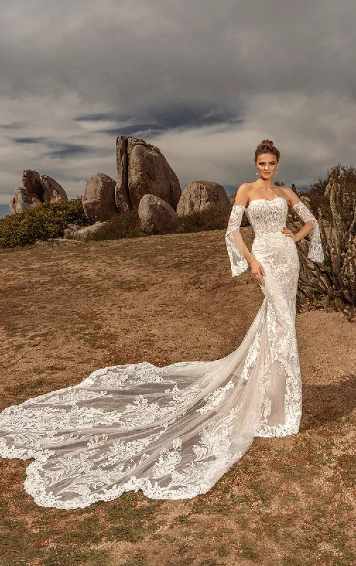 "Simple wedding dresses for women who prefer understated elegance"Alameda (V2200)