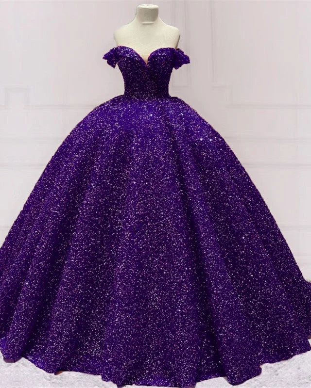 "Work - appropriate dresses for professional women"Ball Gown Sparkly Dresses Off The Shoulder "Work - appropriate dresses for professional women"Ball Gown Sparkly Dresses Off The Shoulder