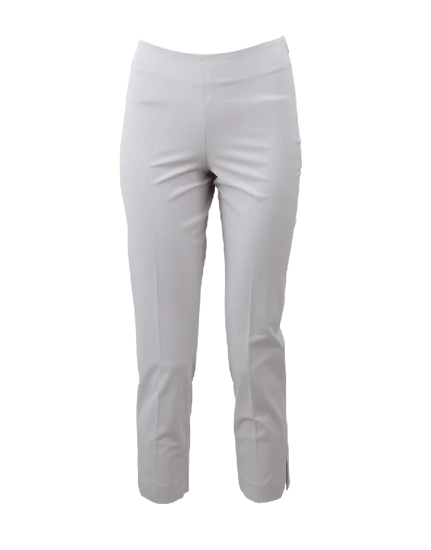 Wide leg silk blend pants for women in a luxurious and flowy styleAnkle Length Pant