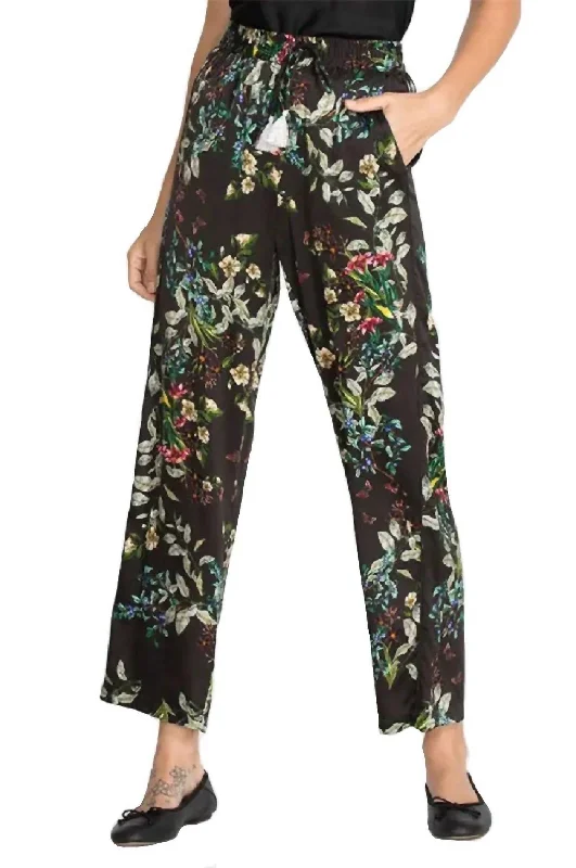 Linen blend wide leg jeans for women in a breezy and natural styleAsh Jesse Pant In Multi A Linen blend wide leg jeans for women in a breezy and natural styleAsh Jesse Pant In Multi A