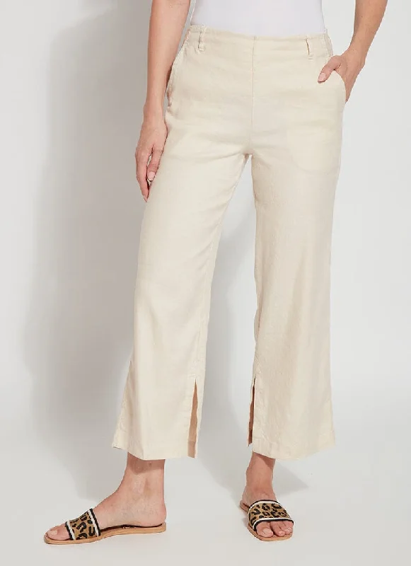 Ruffled pants for women with a feminine lookBrooke Linen Pant