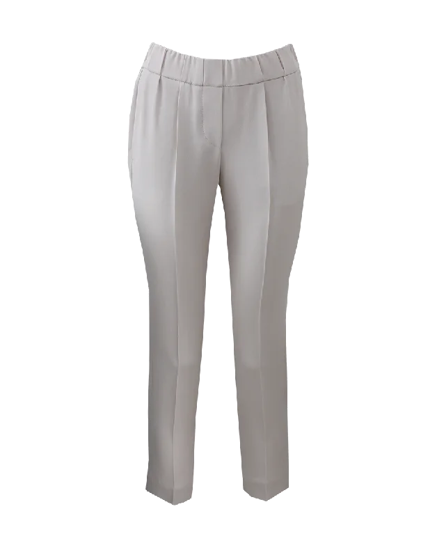 Sequined wide leg pants for women at clubCigarette Pant