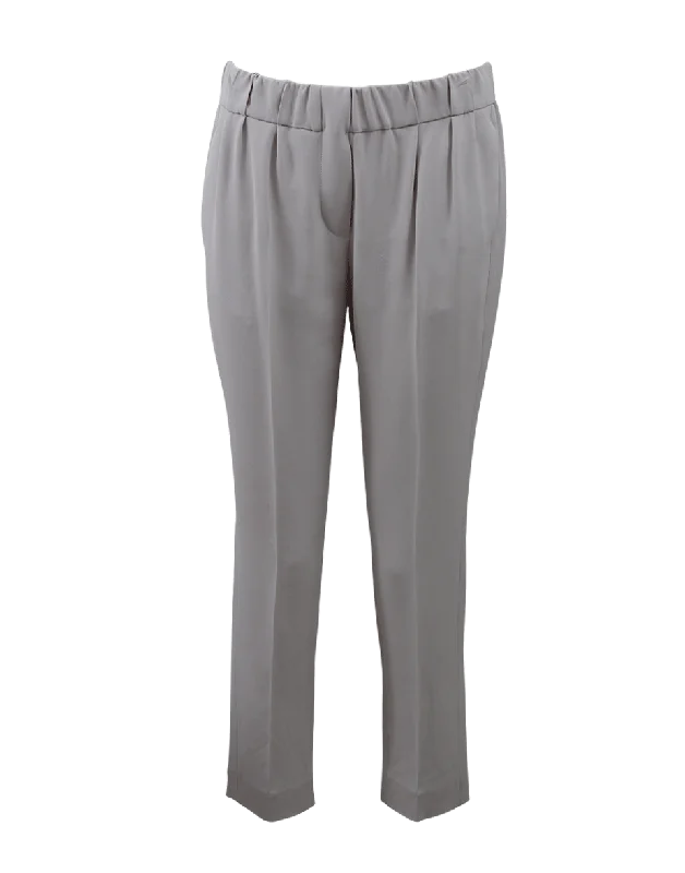 High waisted cargo wide leg pants for women in a practical and stylish styleClassic Pull On Pant - Granite High waisted cargo wide leg pants for women in a practical and stylish styleClassic Pull On Pant - Granite