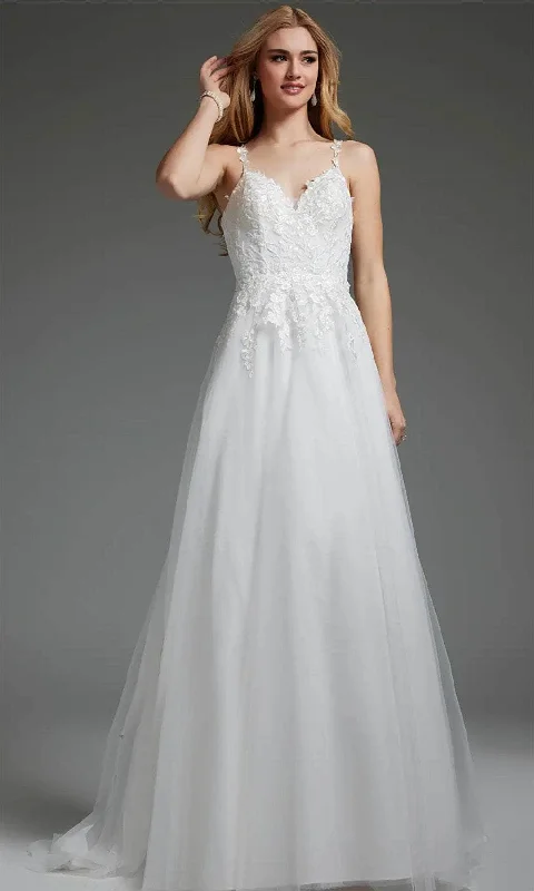 "Wrap dresses for women for an adjustable fit"Jovani JB40513 - Embroidered Tulle Bridal Gown "Wrap dresses for women for an adjustable fit"Jovani JB40513 - Embroidered Tulle Bridal Gown