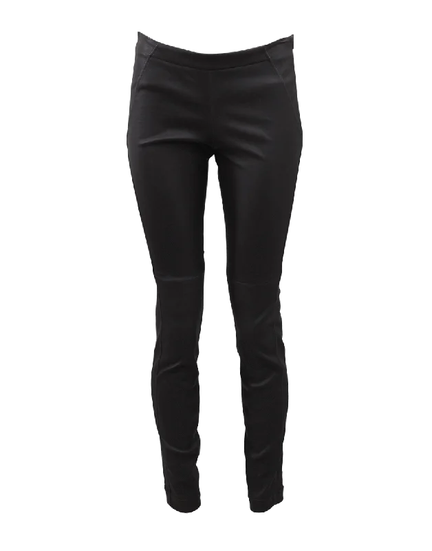 Ankle length wide leg pants for women in a versatile and stylish styleNappa Leather Legging Ankle length wide leg pants for women in a versatile and stylish styleNappa Leather Legging