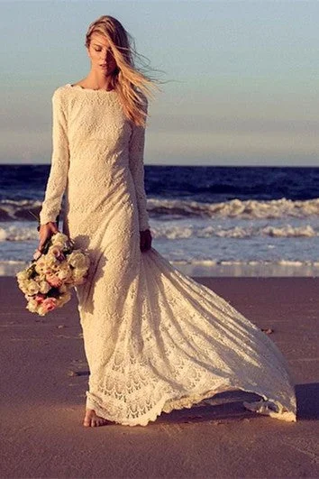 "Mother of the bride dresses for women in elegant styles"Newest Long Sleeve Lace Wedding Dress Court Train "Mother of the bride dresses for women in elegant styles"Newest Long Sleeve Lace Wedding Dress Court Train