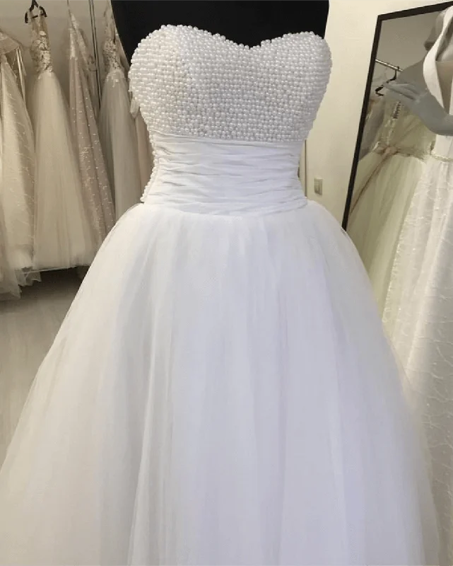 "Smart casual dresses for women for work - to - weekend transitions"Pearl Sweetheart Tulle Wedding Dresses "Smart casual dresses for women for work - to - weekend transitions"Pearl Sweetheart Tulle Wedding Dresses