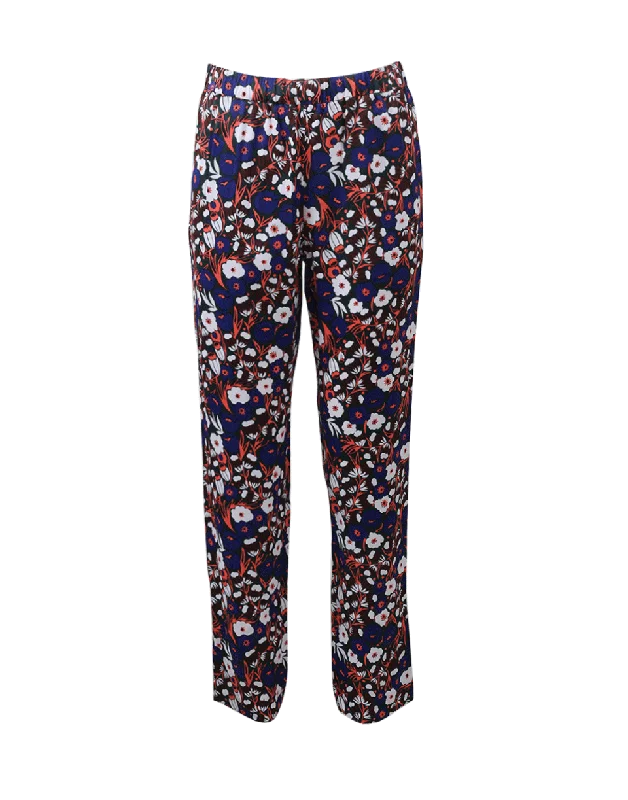 Solid color wide leg pants for women in a minimalist and stylish lookPoppy Print Trouser Solid color wide leg pants for women in a minimalist and stylish lookPoppy Print Trouser