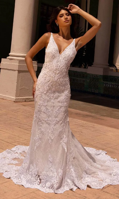 "Trendy casual dresses for women to wear at the beach"Primavera Bridal 11101 - Sleeveless Embroidered Bridal Dress "Trendy casual dresses for women to wear at the beach"Primavera Bridal 11101 - Sleeveless Embroidered Bridal Dress