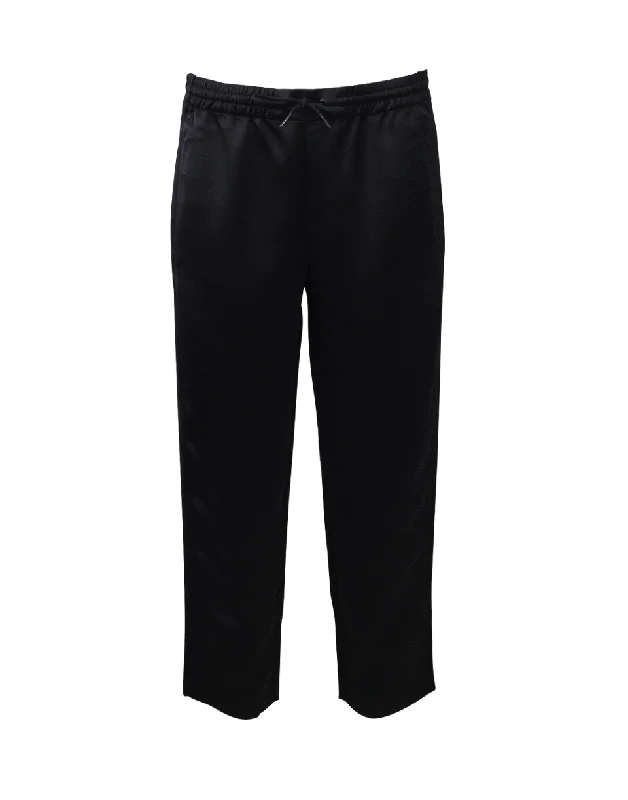 Plaid wide leg pants for women in a preppy stylePull On Track Pant