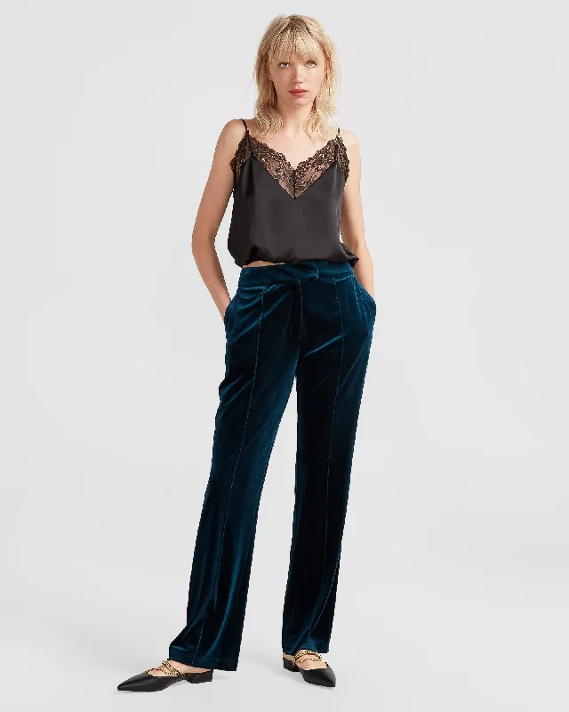 Drawstring pants for women in a casual fitReverie Velvet Pant