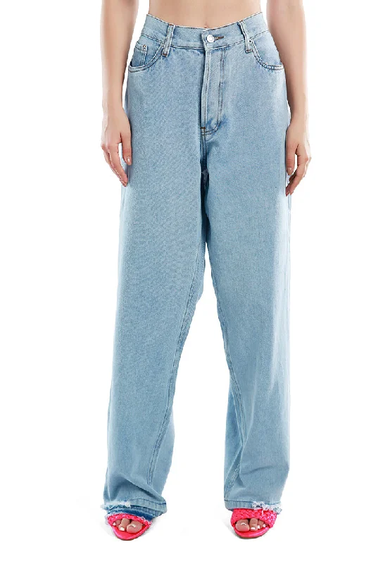 Skinny leather pants for women for a trendy lookripped wide leg denim trousers