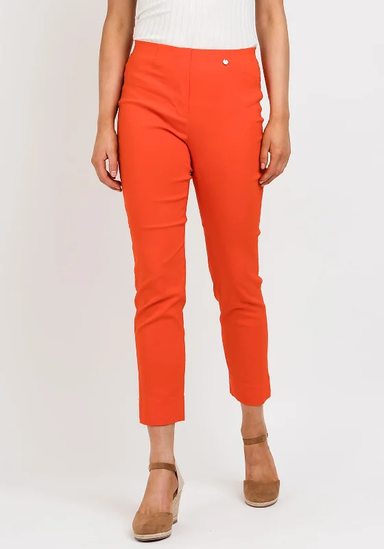 Lightweight track pants for women in sportsRobell Rose 09 Super Slim Trousers, Orange Lightweight track pants for women in sportsRobell Rose 09 Super Slim Trousers, Orange