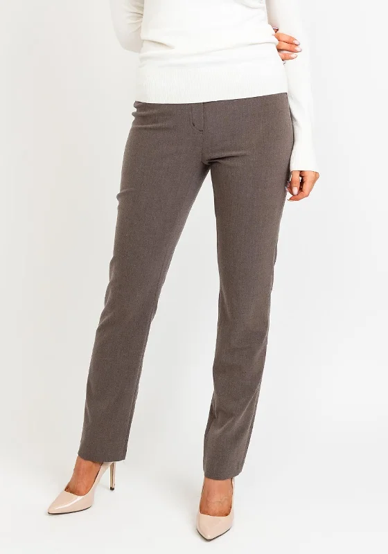 Printed flowy pants for women in a bohemian lookRobell Slim Fit Jacklyn Trousers, Grey Printed flowy pants for women in a bohemian lookRobell Slim Fit Jacklyn Trousers, Grey