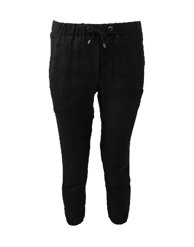 Plaid wide leg pants for women in a preppy styleSatin Pant