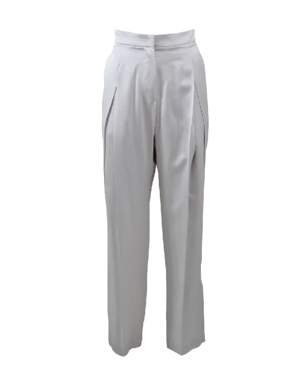 Thermal lined jogger pants for women in a warm and sporty styleSatin Pleated Pant