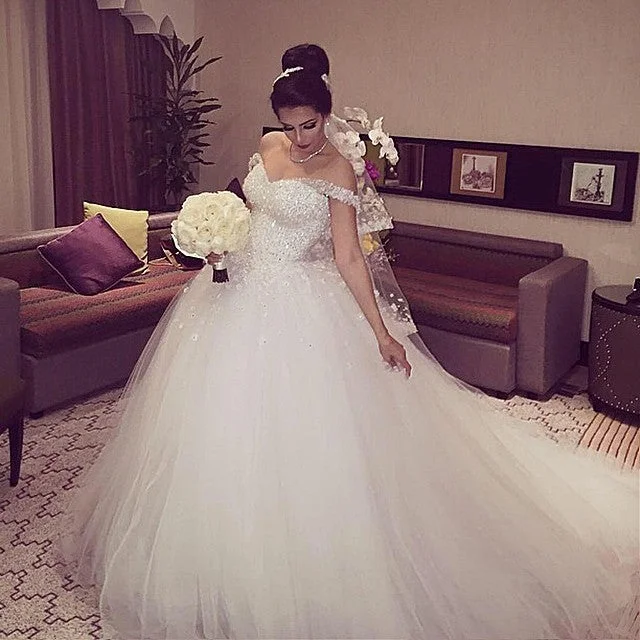 "Elegant wedding guest dresses for women under $100"Ball Gown Wedding Dresses Sequins Beaded Off The Shoulder "Elegant wedding guest dresses for women under $100"Ball Gown Wedding Dresses Sequins Beaded Off The Shoulder