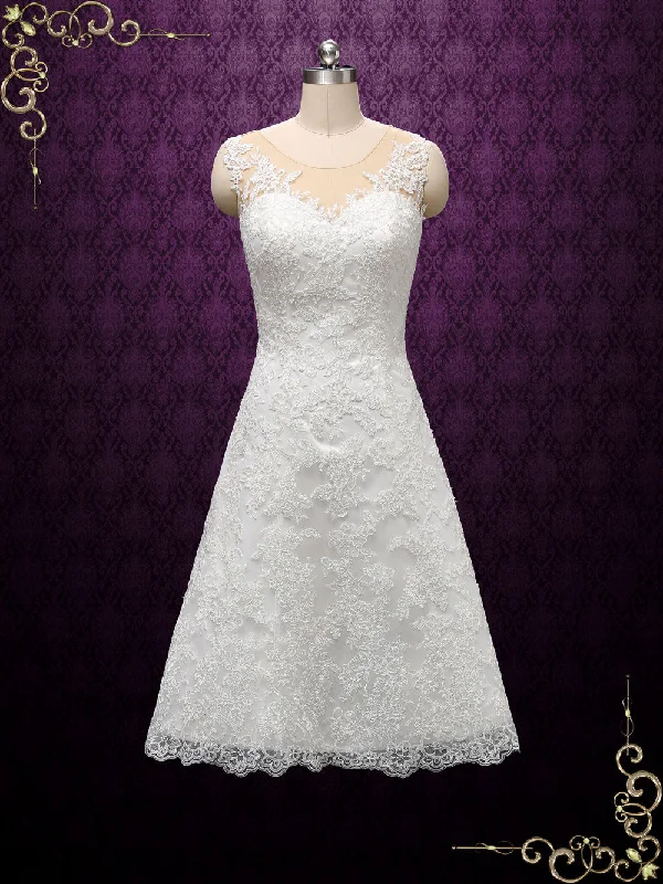 "VIP Sale: Extra 15% Off on Women's Dresses for Our Loyal Customers"Short Lace Wedding Dress ANNISE "VIP Sale: Extra 15% Off on Women's Dresses for Our Loyal Customers"Short Lace Wedding Dress ANNISE