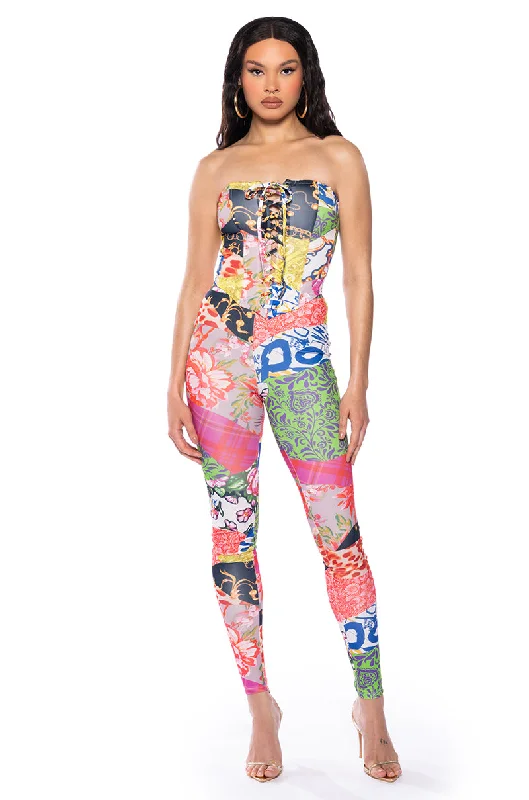 Leatherette pants for women in a cruelty - free optionSHOW OFF LACE UP CORSET AND PANT SET Leatherette pants for women in a cruelty - free optionSHOW OFF LACE UP CORSET AND PANT SET