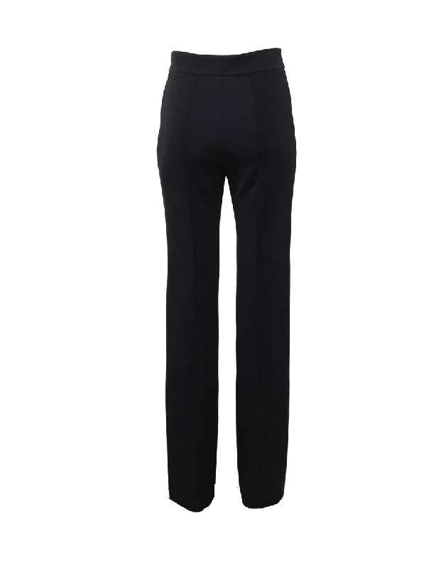 Embroidered wide leg linen pants for women in a natural and elegant styleSide Zip Boot Leg Pant Embroidered wide leg linen pants for women in a natural and elegant styleSide Zip Boot Leg Pant