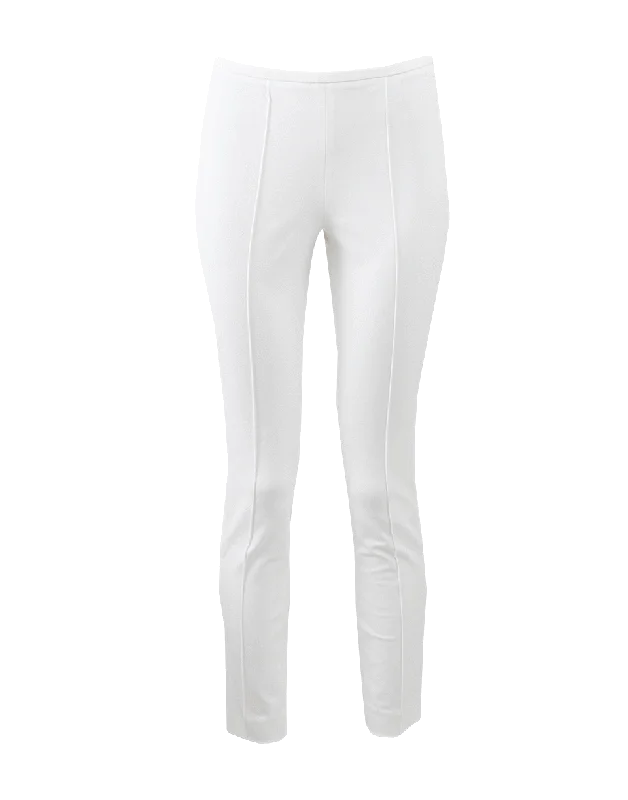 Plaid pants for women in a classic patternSide Zip Skinny Pant