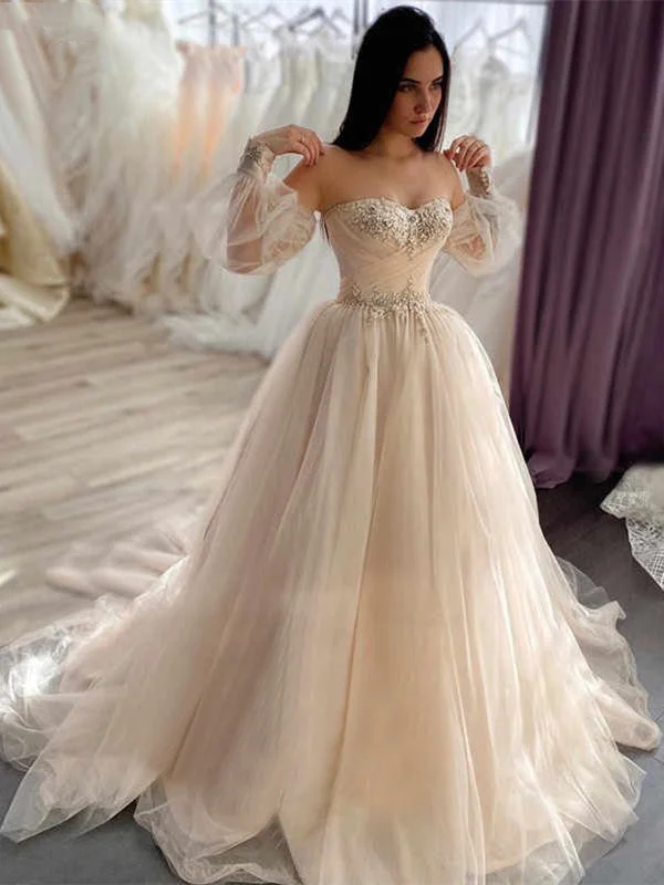 "Floral print dresses for women for a feminine look"Sweetheart Detachable Tulle Wedding Dresses, A-line Wedding Dresses, Bridal Gown, 2021 Wedding Dresses "Floral print dresses for women for a feminine look"Sweetheart Detachable Tulle Wedding Dresses, A-line Wedding Dresses, Bridal Gown, 2021 Wedding Dresses