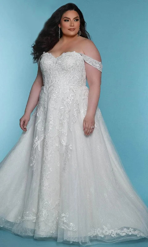 "Seasonal Sale: Save Big on Women's Dresses for Every Occasion"Sydney's Closet Bridal SC5307 - Floral Lace Applique Sweetheart Bridal Gown "Seasonal Sale: Save Big on Women's Dresses for Every Occasion"Sydney's Closet Bridal SC5307 - Floral Lace Applique Sweetheart Bridal Gown