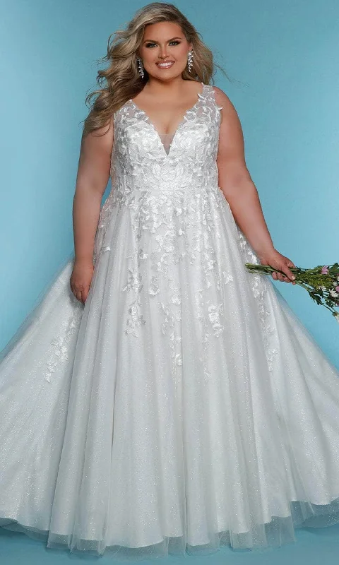 "Boho wedding dresses for women for a free - spirited vibe"Sydney's Closet Bridal SC5318 - Embroidered Sleeveless Bridal Gown "Boho wedding dresses for women for a free - spirited vibe"Sydney's Closet Bridal SC5318 - Embroidered Sleeveless Bridal Gown