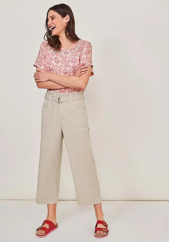 Drawstring wide leg pants for women in a casual and relaxed styleWhite Stuff Teakie Straight Leg Trousers, Dusty Grey Drawstring wide leg pants for women in a casual and relaxed styleWhite Stuff Teakie Straight Leg Trousers, Dusty Grey
