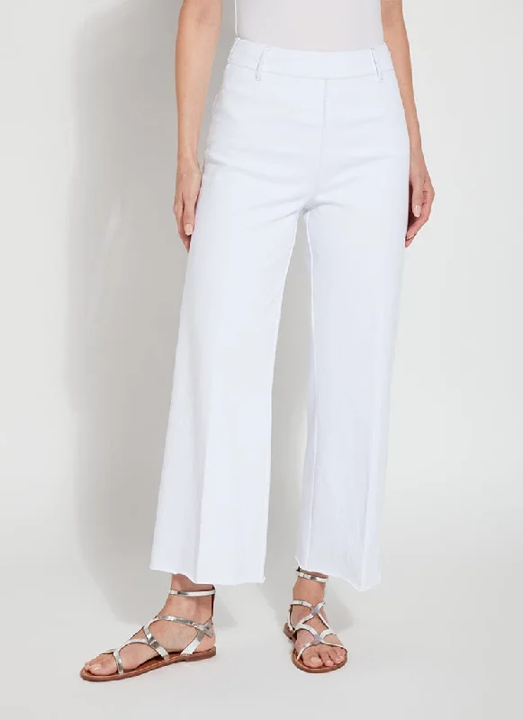 Plaid pants for women in a classic patternWide Leg Denim