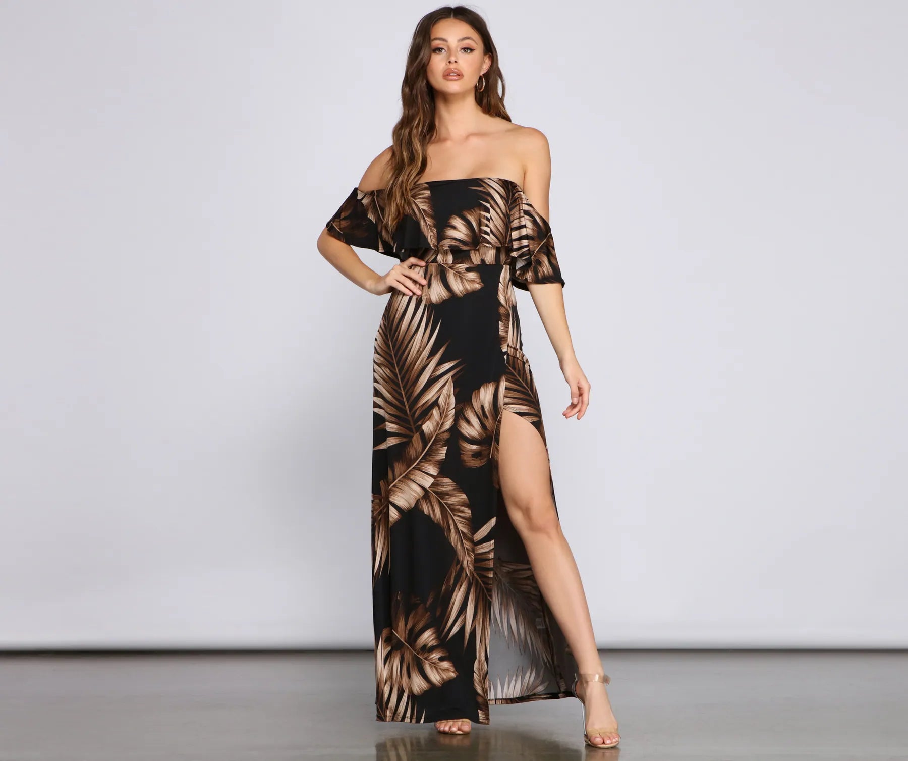 "A - line dresses for women to flatter the figure"Bring The Heat Maxi Dress