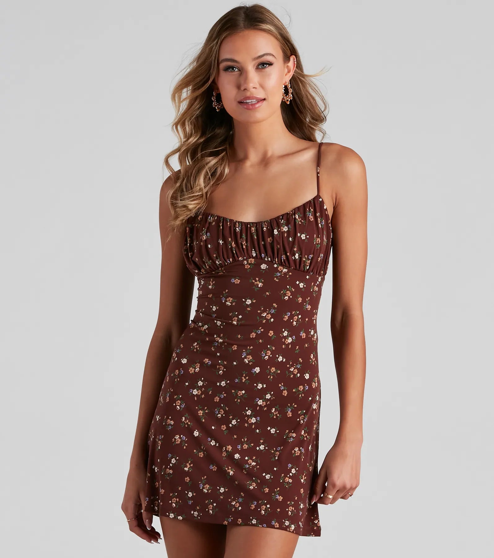 "VIP Sale: Extra 15% Off on Women's Dresses for Our Loyal Customers"Floral Scoop Neck Mini Dress "VIP Sale: Extra 15% Off on Women's Dresses for Our Loyal Customers"Floral Scoop Neck Mini Dress